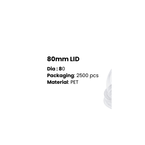 80mm Dome Lid